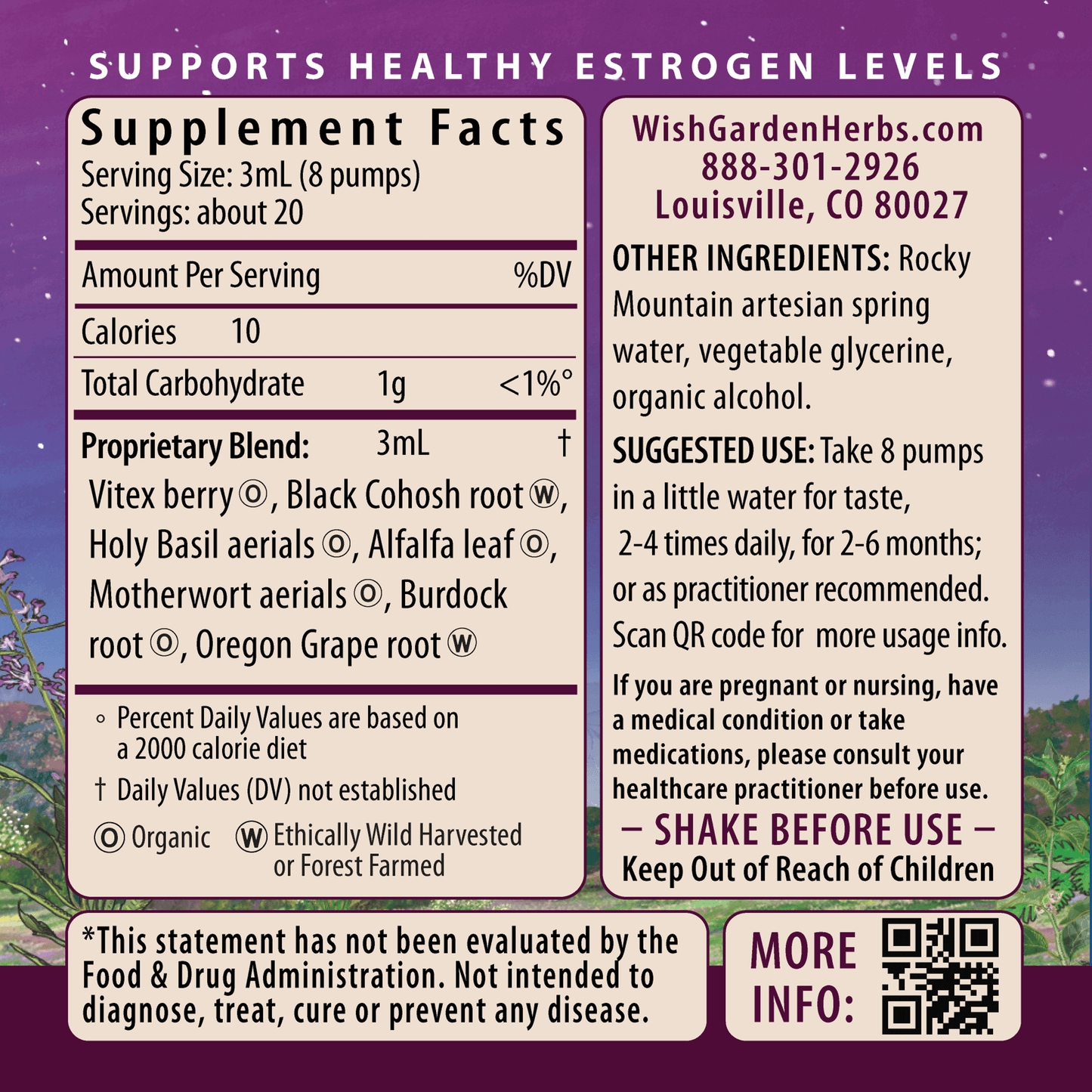 Cycle Vitality 1 Follicular Phase - Estrogen Support - Concordia Style Boutique
