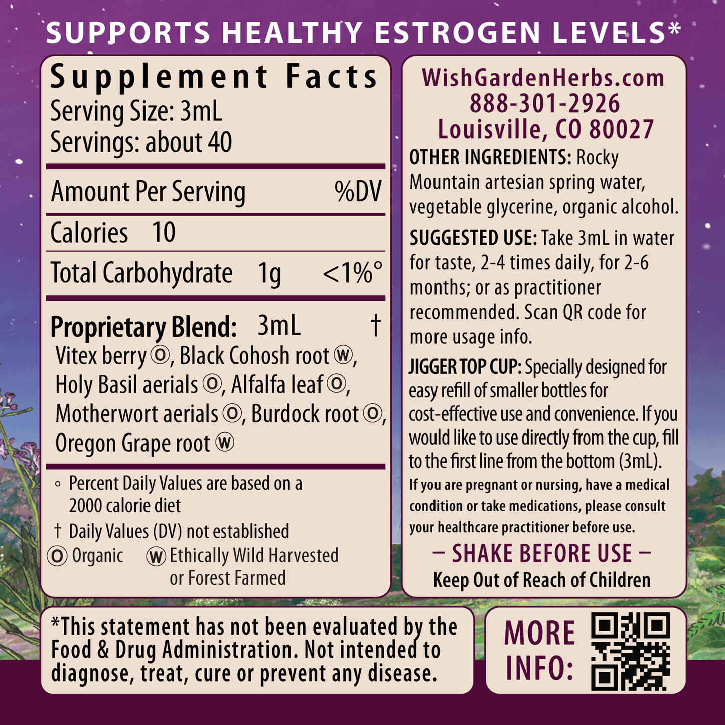 Cycle Vitality 1 Follicular Phase - Estrogen Support - Concordia Style Boutique