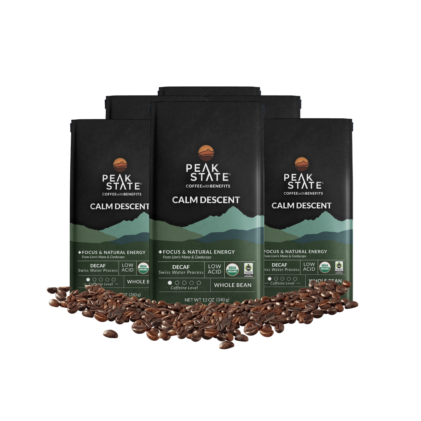 Wholesale Only - Case of 6 - CALM DESCENT Swiss Water Decaf