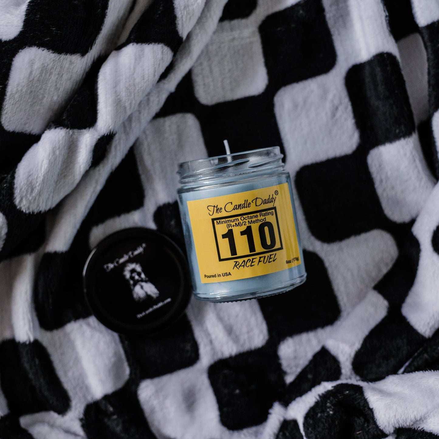 Race Fuel -Race Track Scented Jar Candle- The Candle Daddy