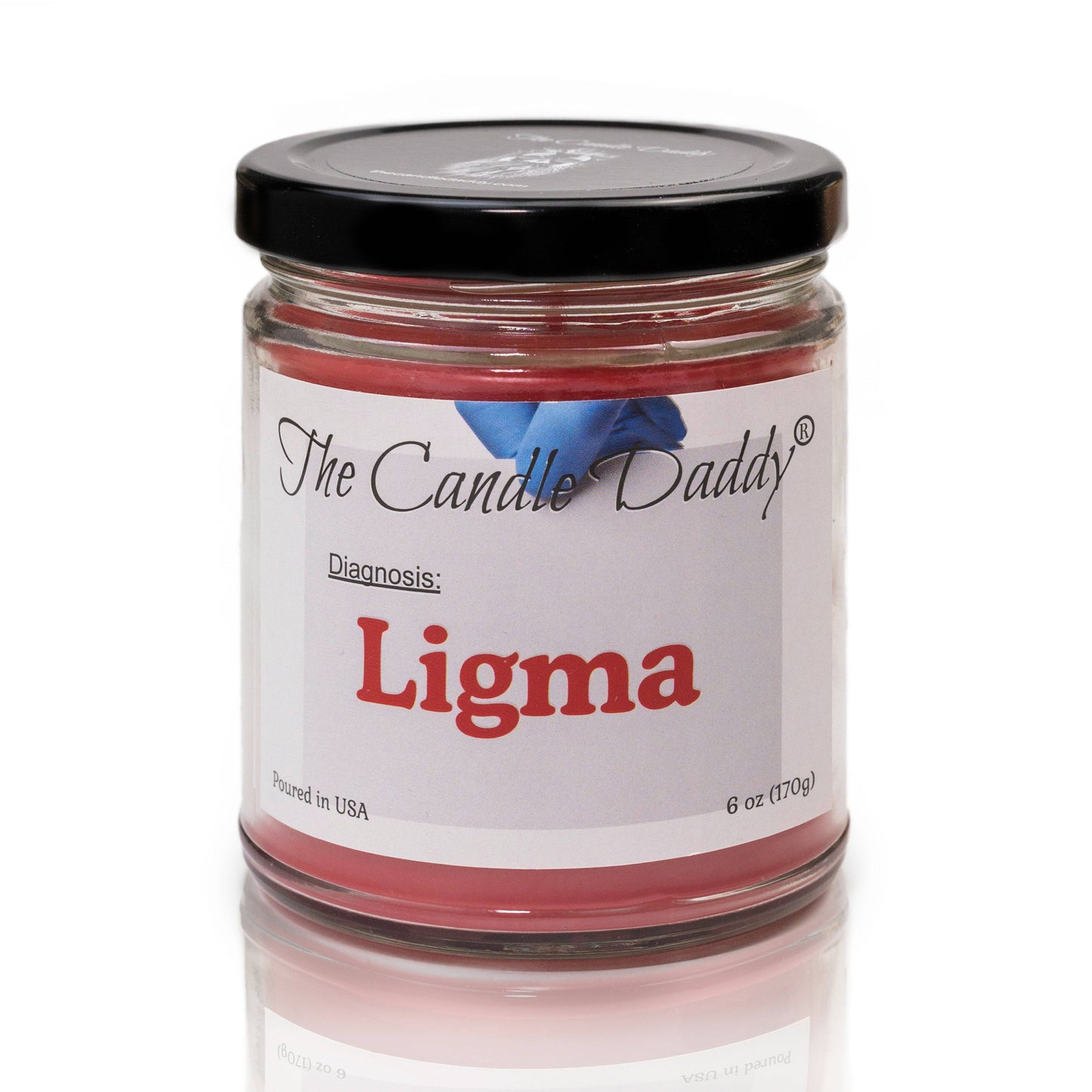 Ligma - Randomly Assorted Scents - Funny 6 Oz Jar Candle - 40 Hour Burn Time