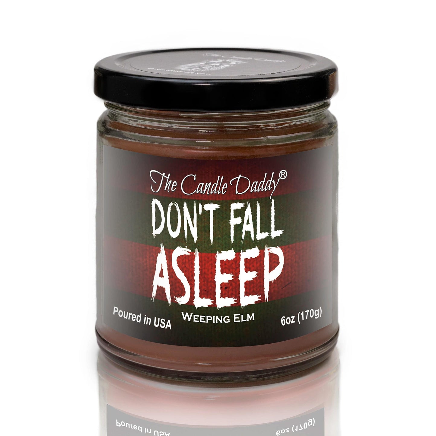Don't Fall Asleep - Eerie Weeping Elm Scented Horror Movie Candle - Halloween 6 Oz Jar Candle - 40 Hour Burn Time