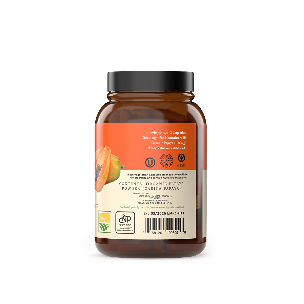Organic Papaya Capsules