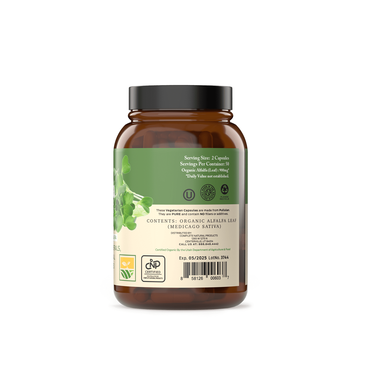 Organic Alfalfa Capsules