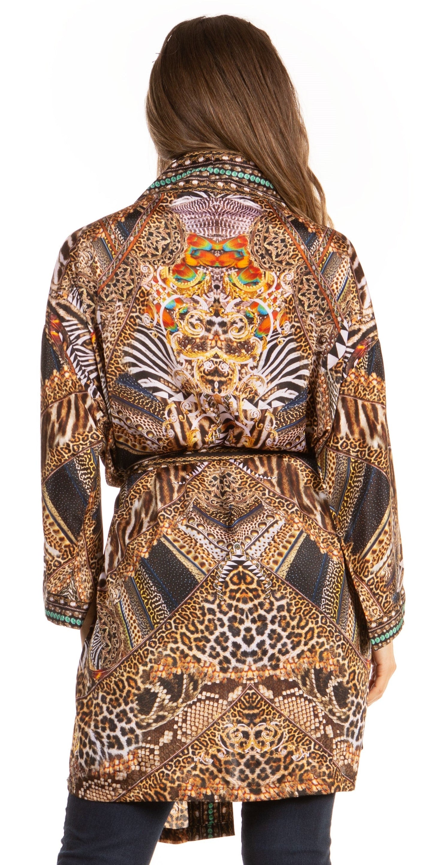 Stay on Trend with Sakkas Janis Women's Amazing Print Cardigan Sweater - Concordia Style Boutique
