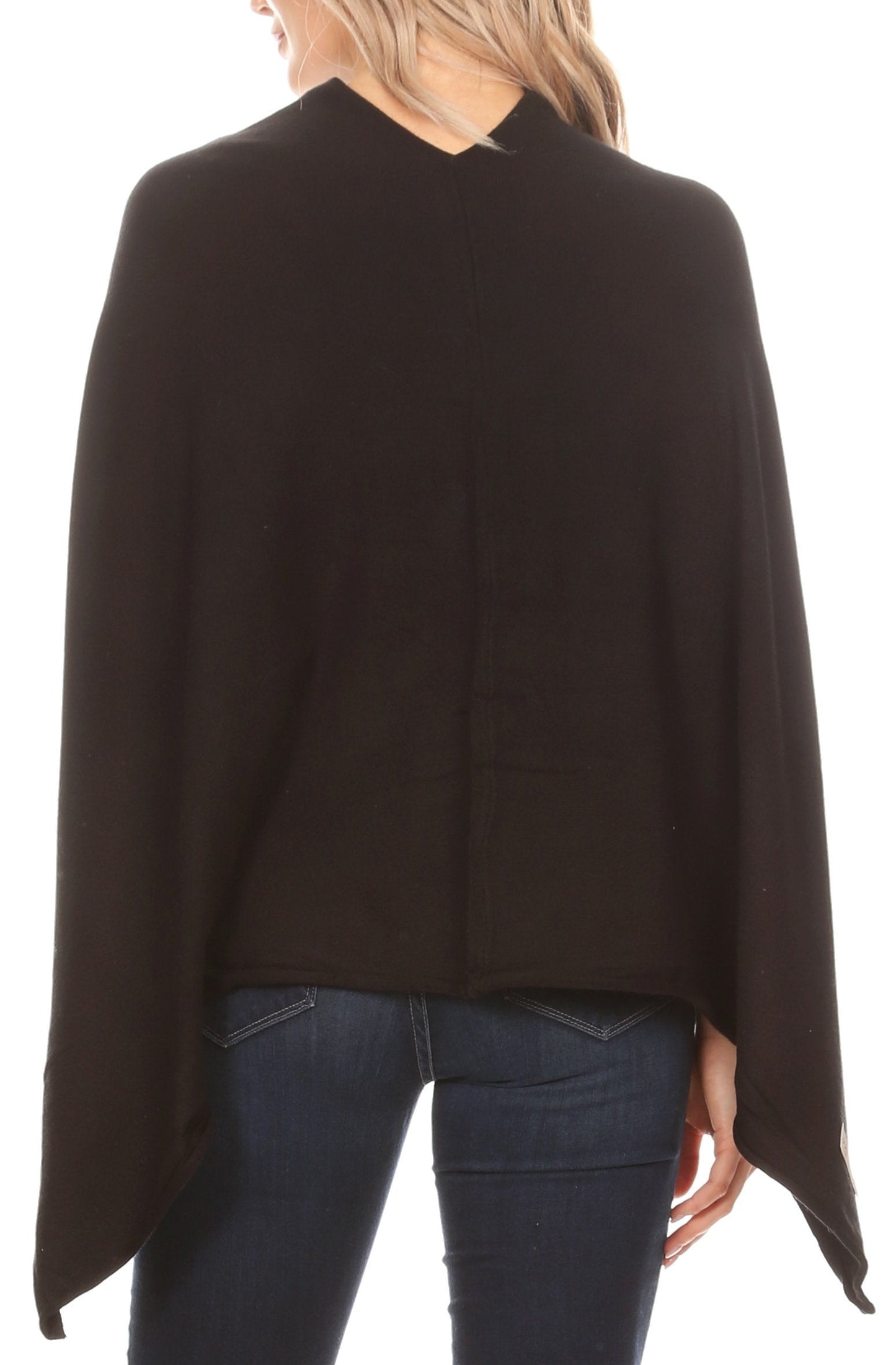 Sakkas Laurel Women's Super Soft Lightweight Cape Poncho Blanket Shawl Pullover - Concordia Style Boutique