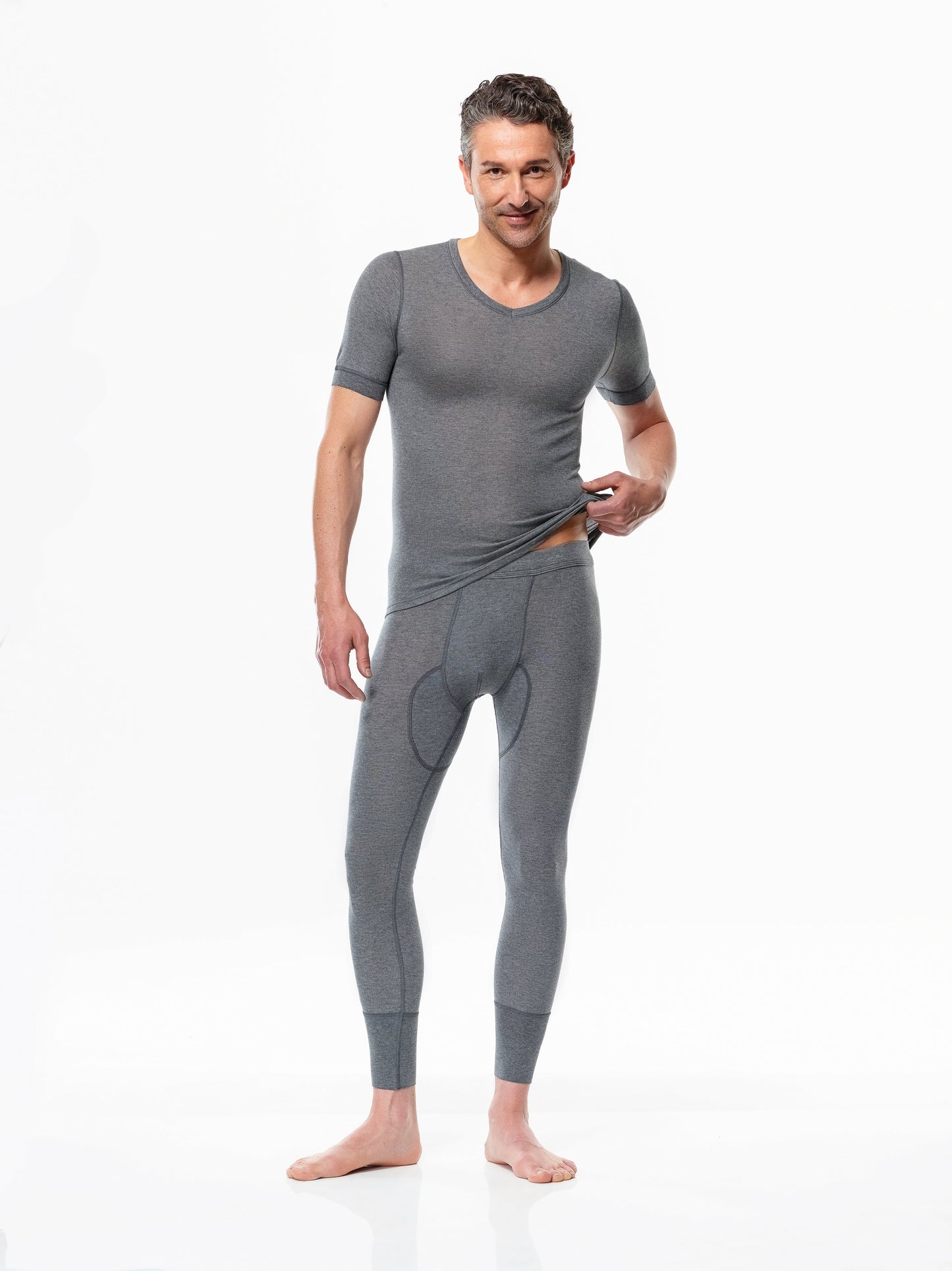 Cashmere and Silk | Short sleeve base layer shirt (Men's)