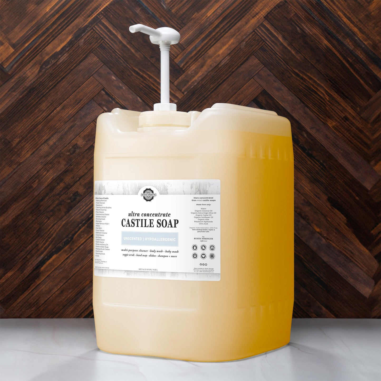 Castile Soap - Ultra Concentrate | Unscented - Concordia Style Boutique