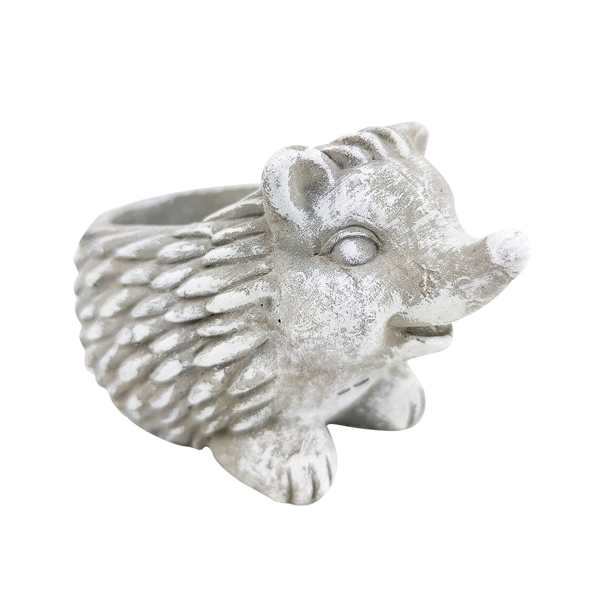 Cement Hedgehog Pot