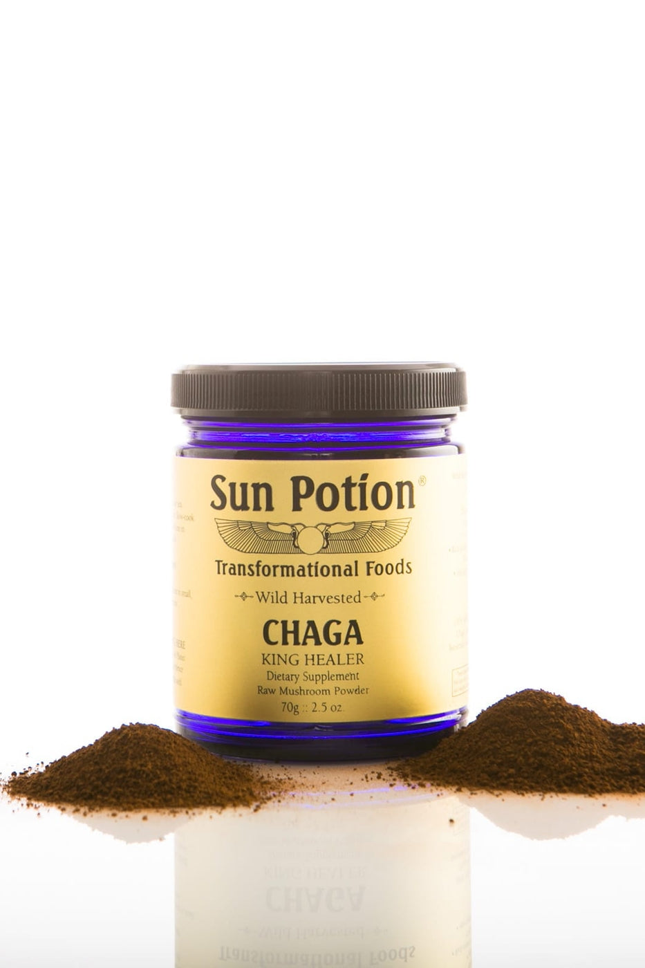Chaga Mushroom Powder (Wildcrafted) - Concordia Style Boutique