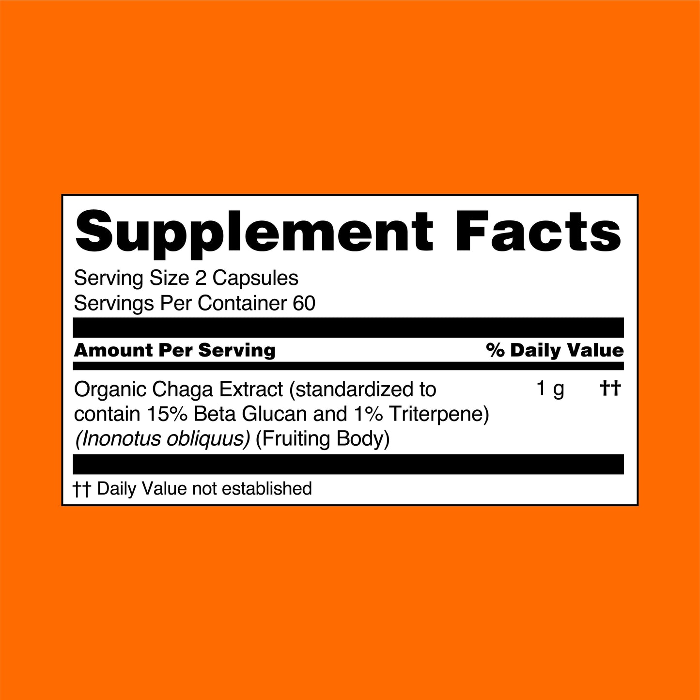 Chaga Mushroom Extract Capsules - Concordia Style Boutique