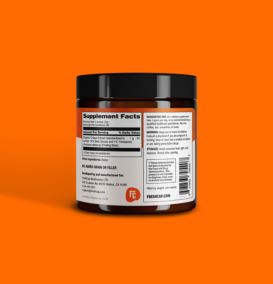 Chaga Mushroom Extract Powder - Concordia Style Boutique