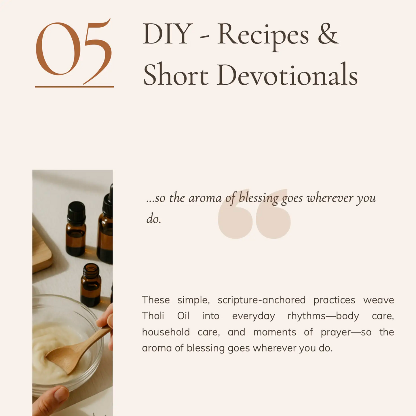 Tholi Oil Anointed for Every Step (Digital eBook)