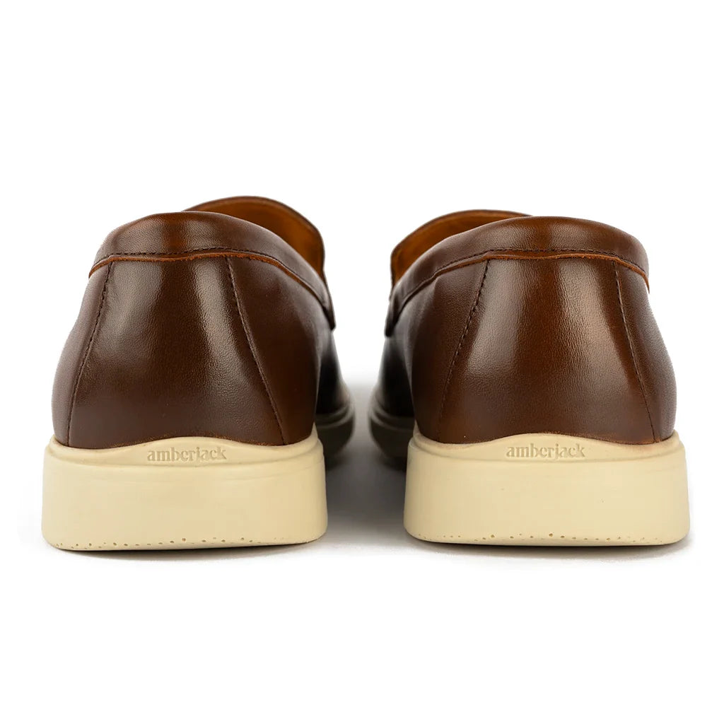 The Loafer (Chestnut & Cream) - Concordia Style Boutique