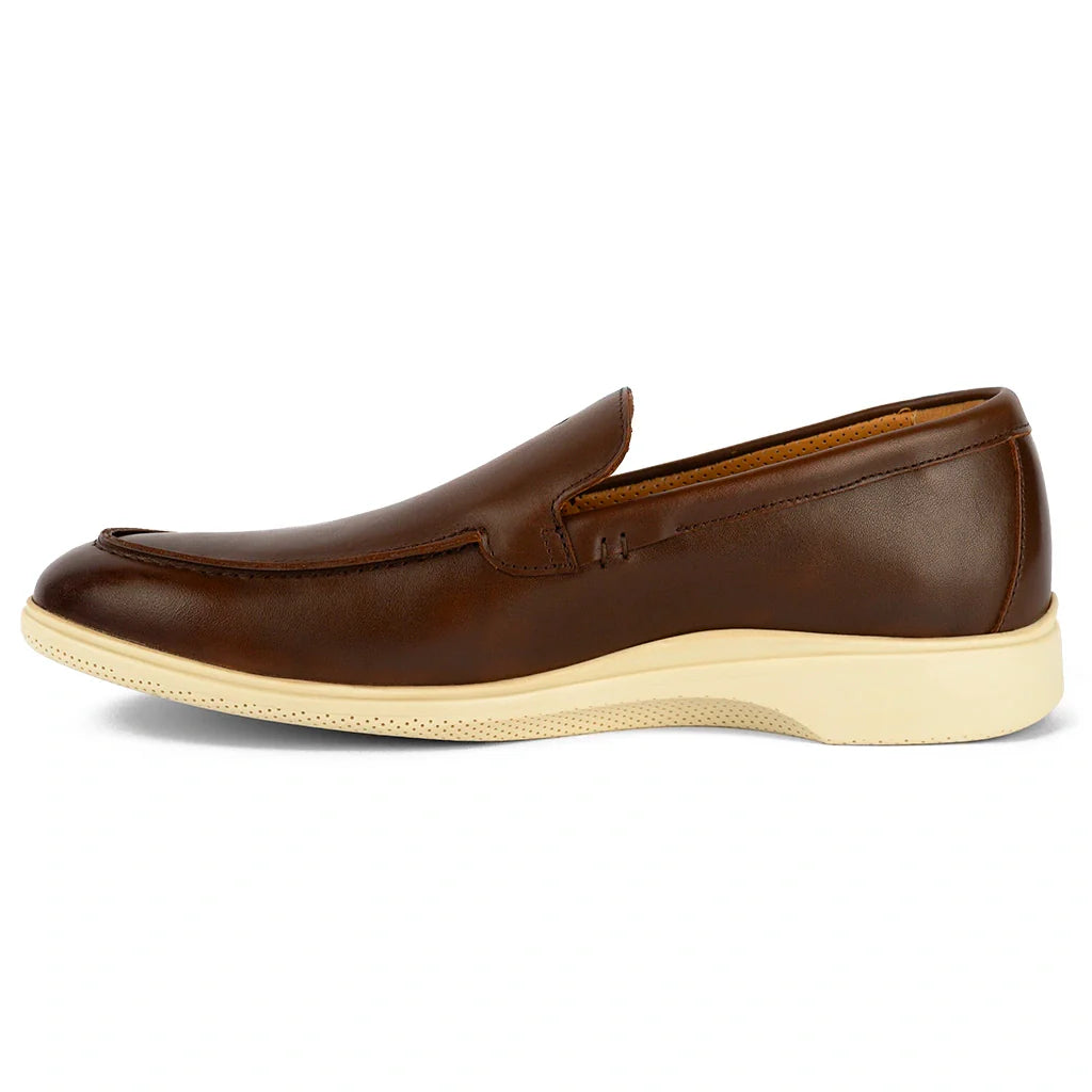 The Loafer (Chestnut & Cream) - Concordia Style Boutique