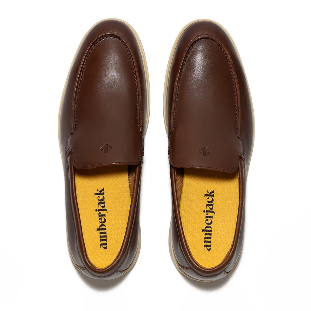 The Loafer (Chestnut & Cream) - Concordia Style Boutique