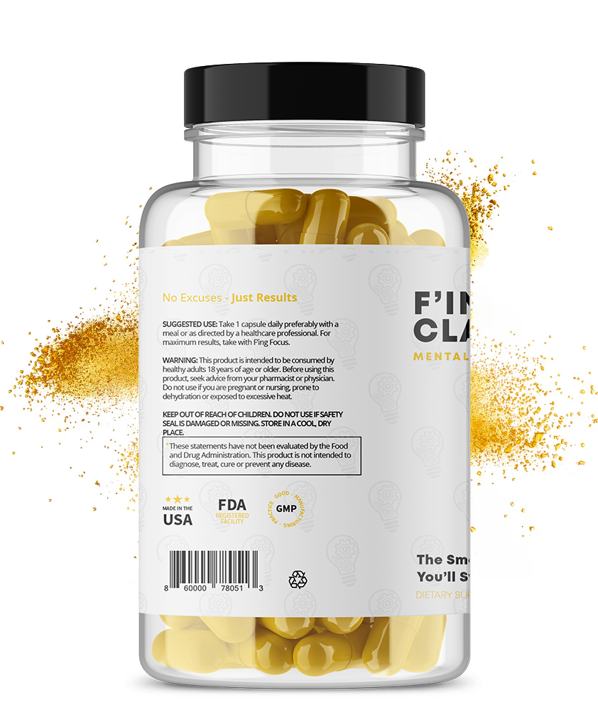 F'ing Clarity - Best Supplements for Brain Fog Relief | Improve Memory & Focus - Concordia Style Boutique