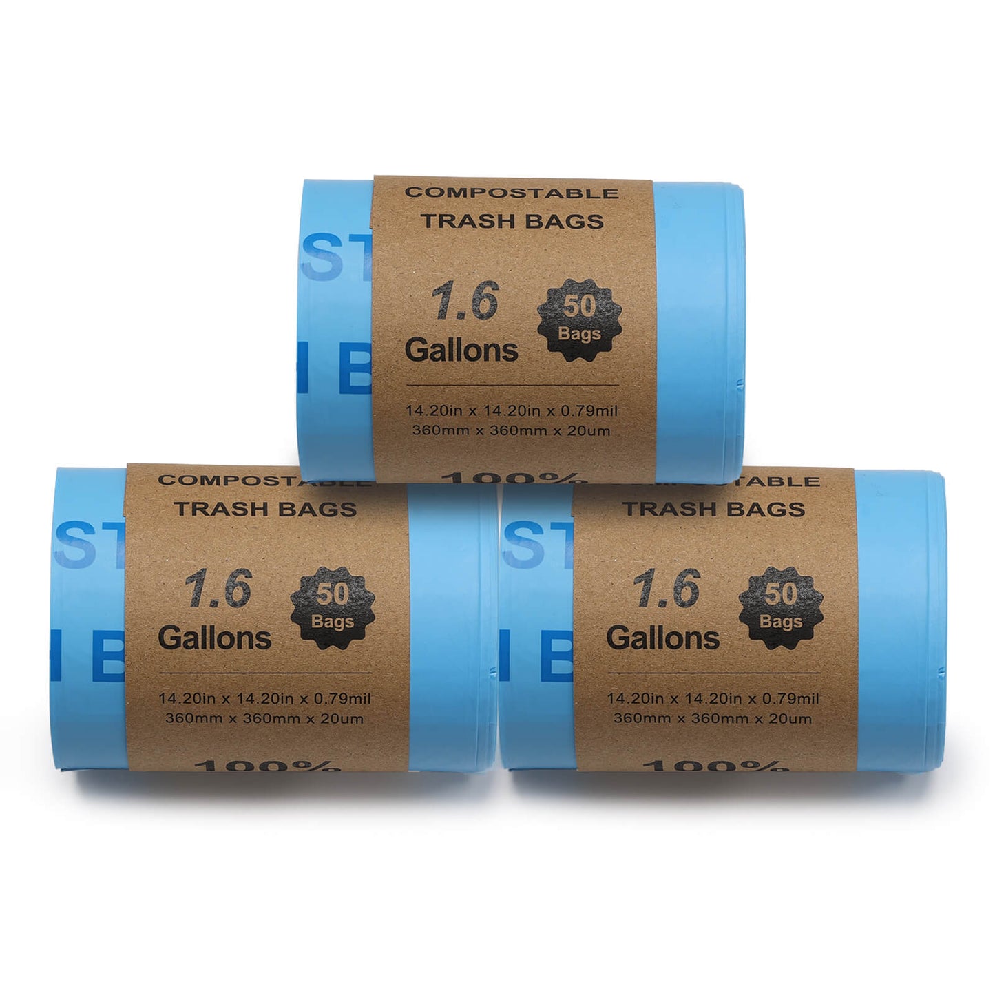 1.6 Gallon Compostable Trash Bags - Concordia Style Boutique