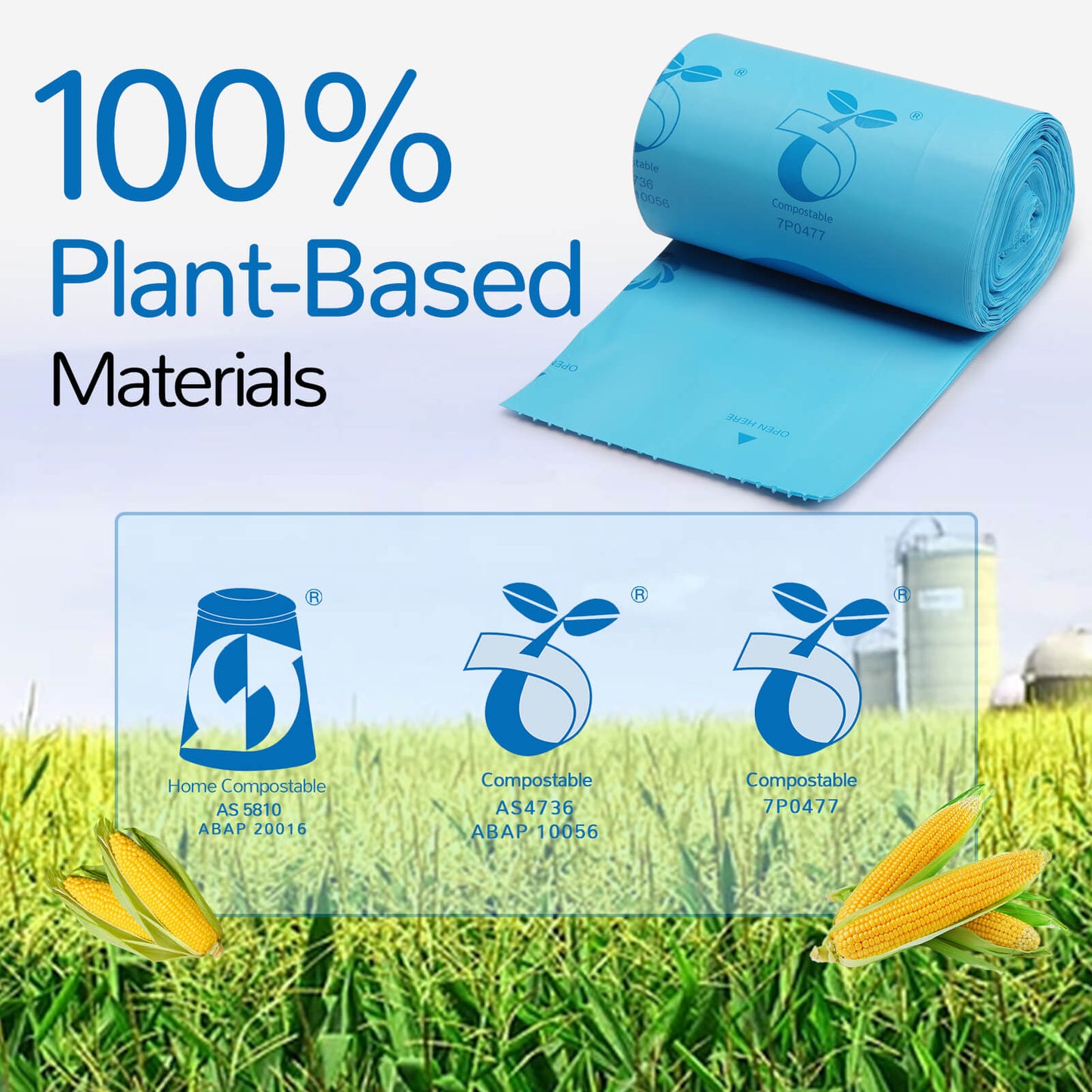 1.6 Gallon Compostable Trash Bags - Concordia Style Boutique