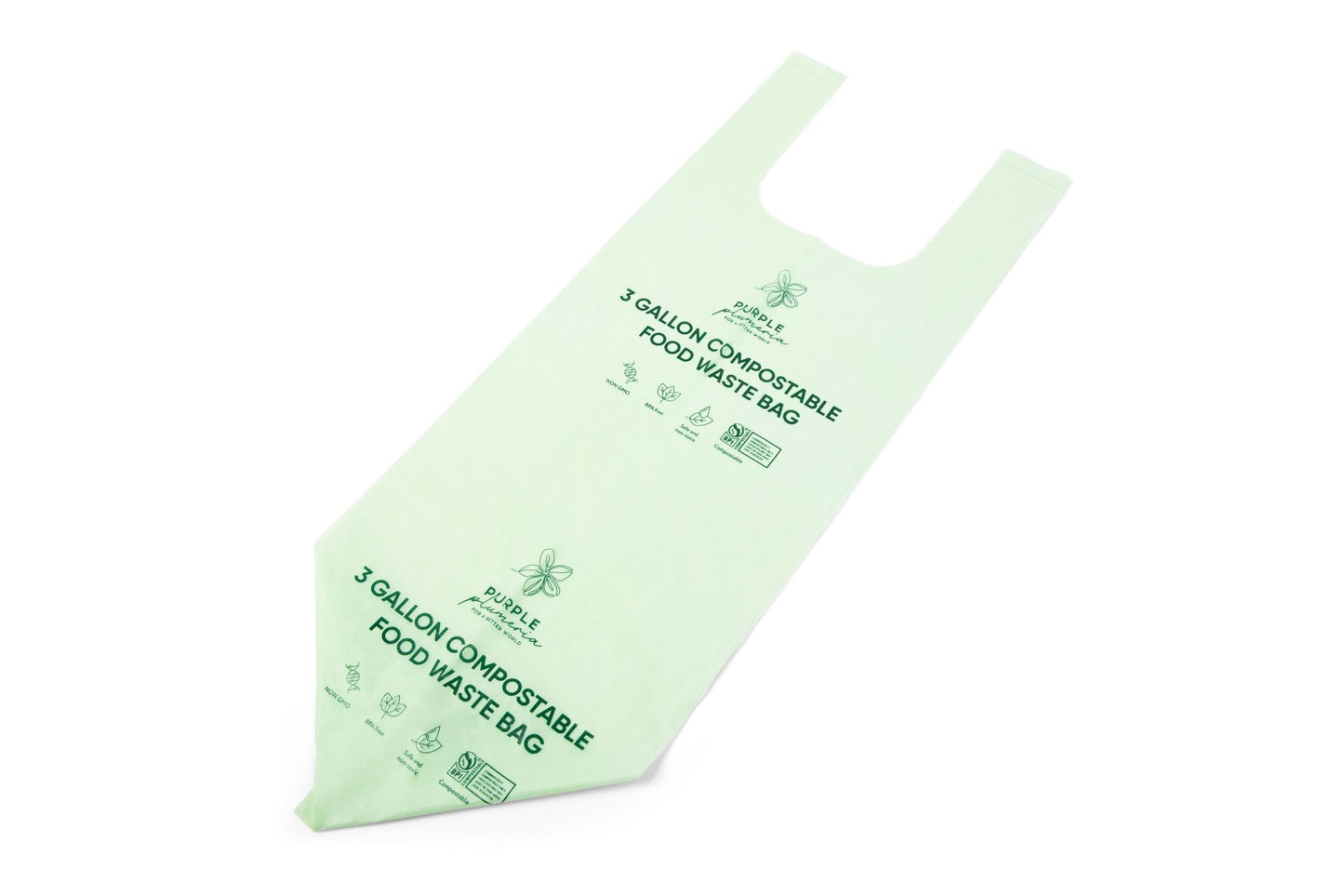 Compostable Kitchen Garbage Bags – 13 Gallon & 3 Gallon Sizes. Durable & Leak Proof