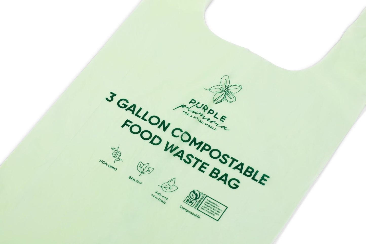 Compostable Kitchen Garbage Bags – 13 Gallon & 3 Gallon Sizes. Durable & Leak Proof