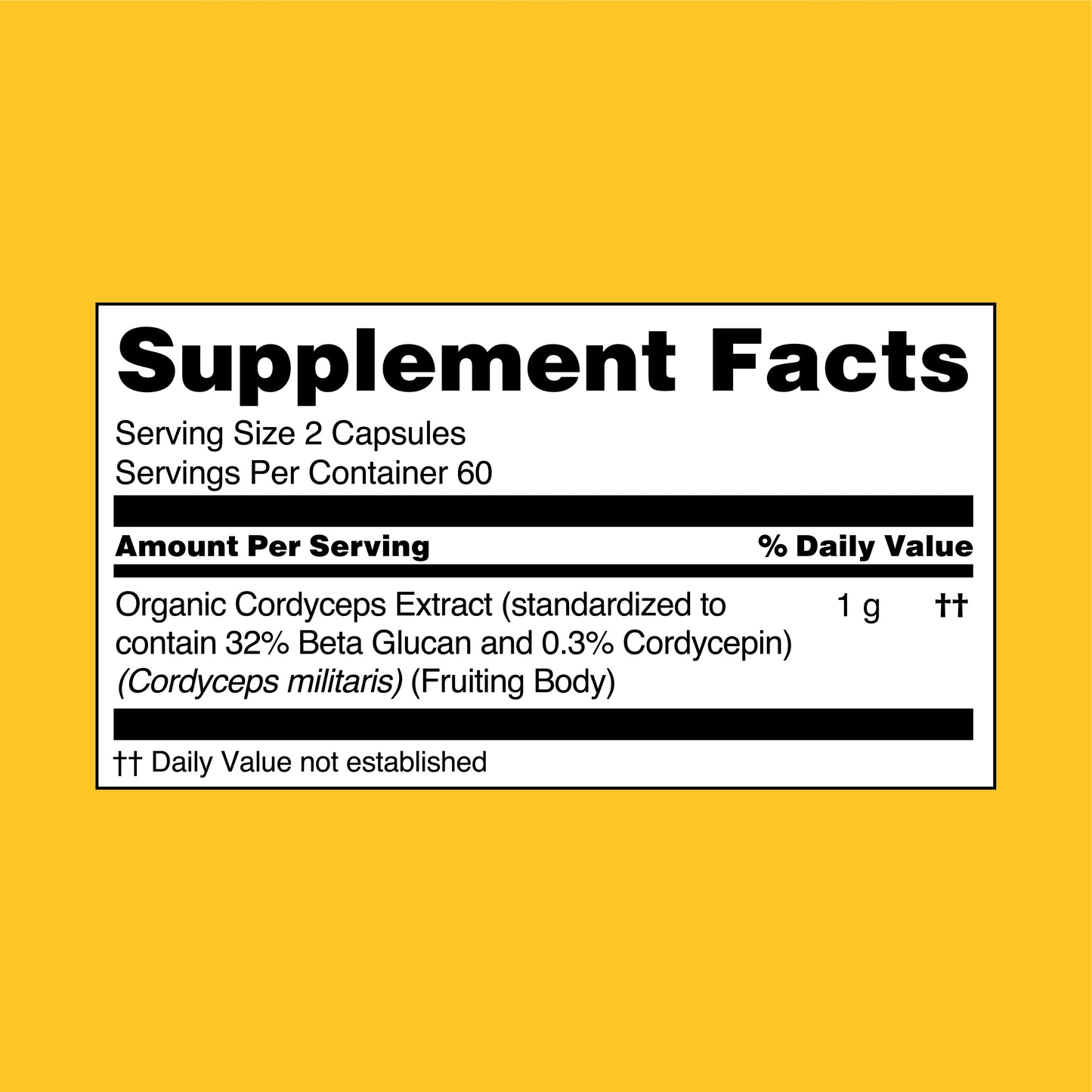 Cordyceps Mushroom Extract Capsules - Concordia Style Boutique