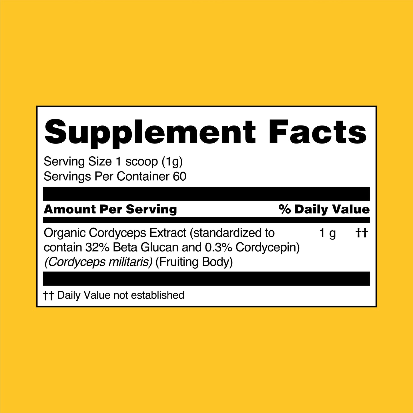 Cordyceps Mushroom Extract Powder - Concordia Style Boutique