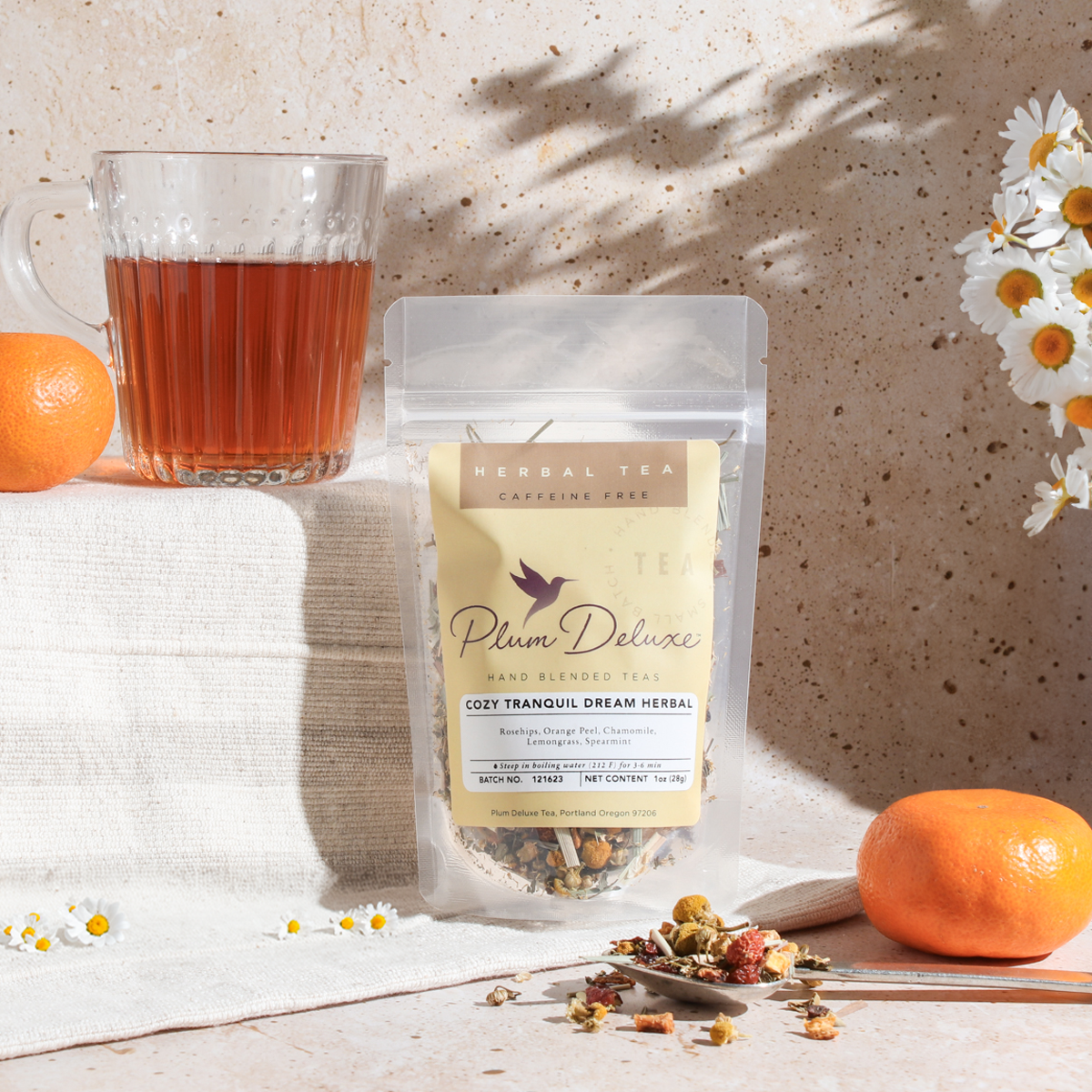 Cozy Tranquil Dream Herbal Tea (Rosehip - Spearmint) - Concordia Style Boutique