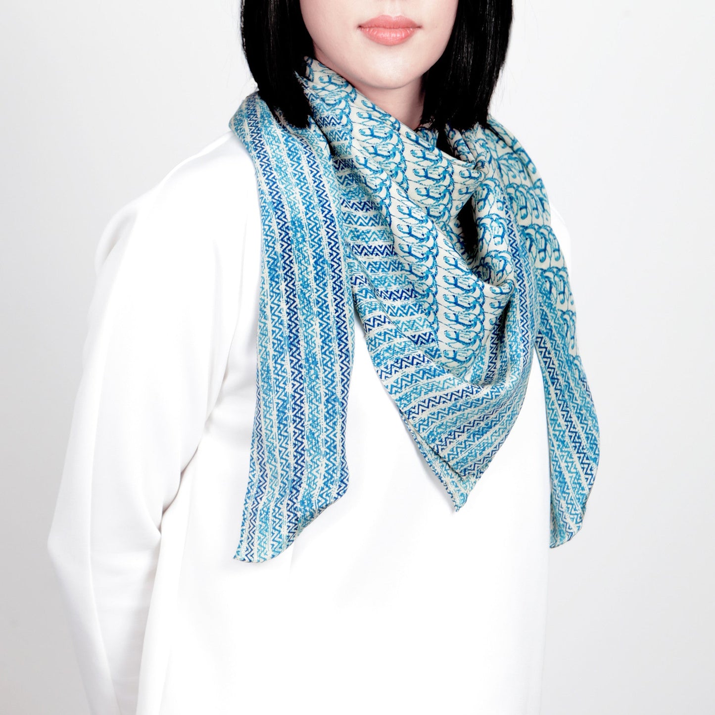 Silkhorse Crepe Silk Scarf 2