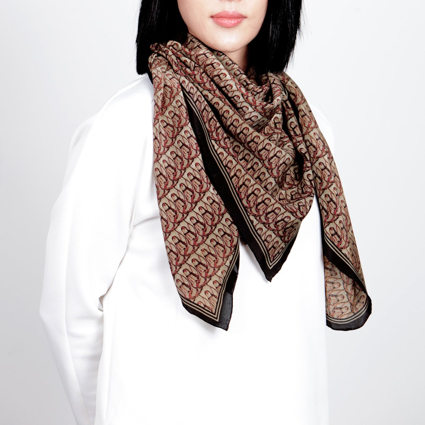 Silkhorse Crepe Silk Scarf 5