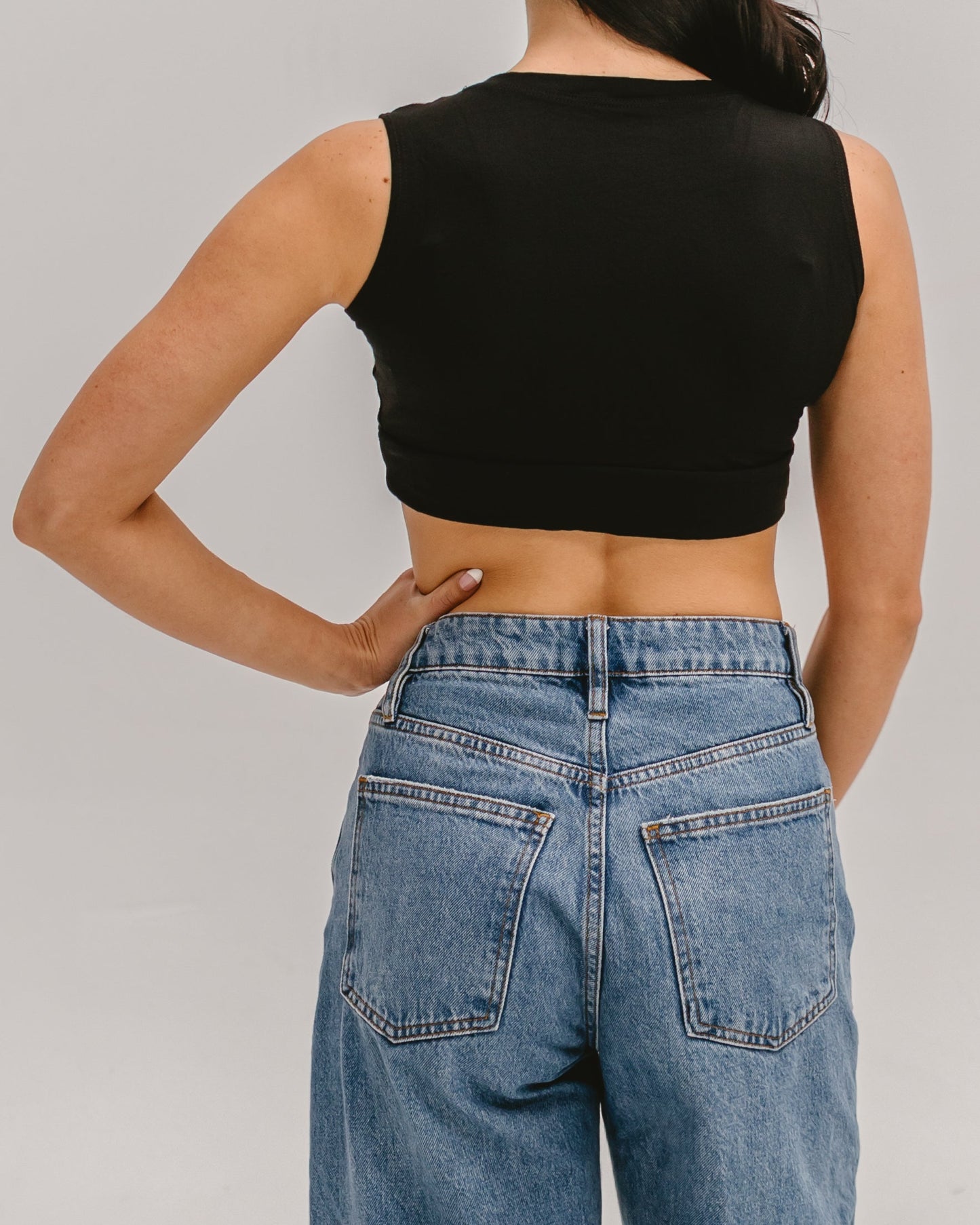 Crew Neck Tank Halftee - Concordia Style Boutique