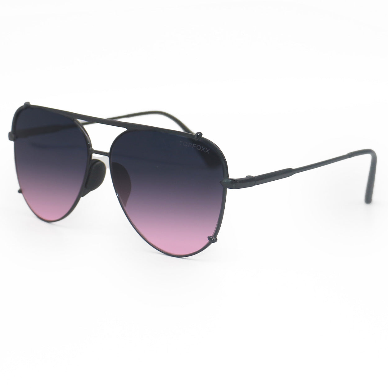 Cristina - Tangle Free - Faded Purple & Pink Aviator Sunglasses - Concordia Style Boutique