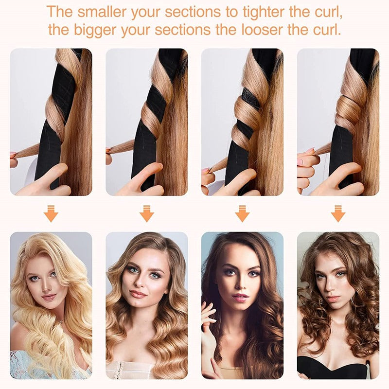 Heat-Free Curling Iron Sponge – Big Wave Curling Four-Piece Set - Concordia Style Boutique
