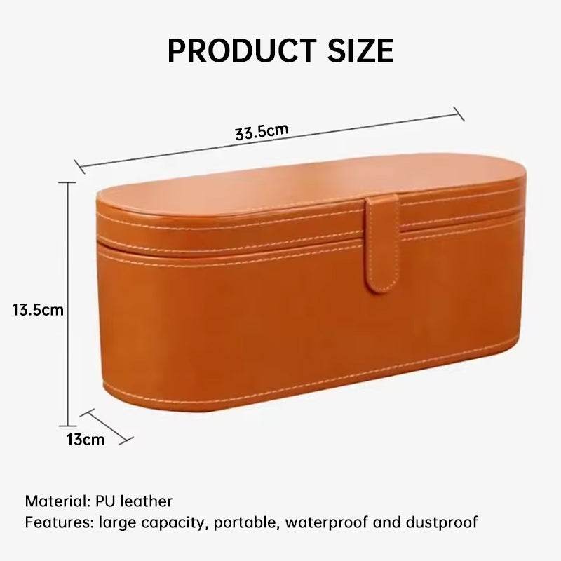 Portable PU - leather travel case for Dyson Supersonic, for storage, protection and dust - proofing. - Concordia Style Boutique