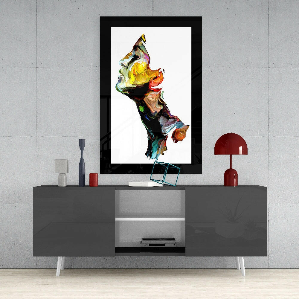 Abstract Thoughts Glass Wall Art