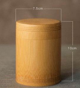 Bamboo Storage Bottles / Jars Wooden / Containers- Handmade For Spices / Tea / Coffee / Sugar - Concordia Style Boutique