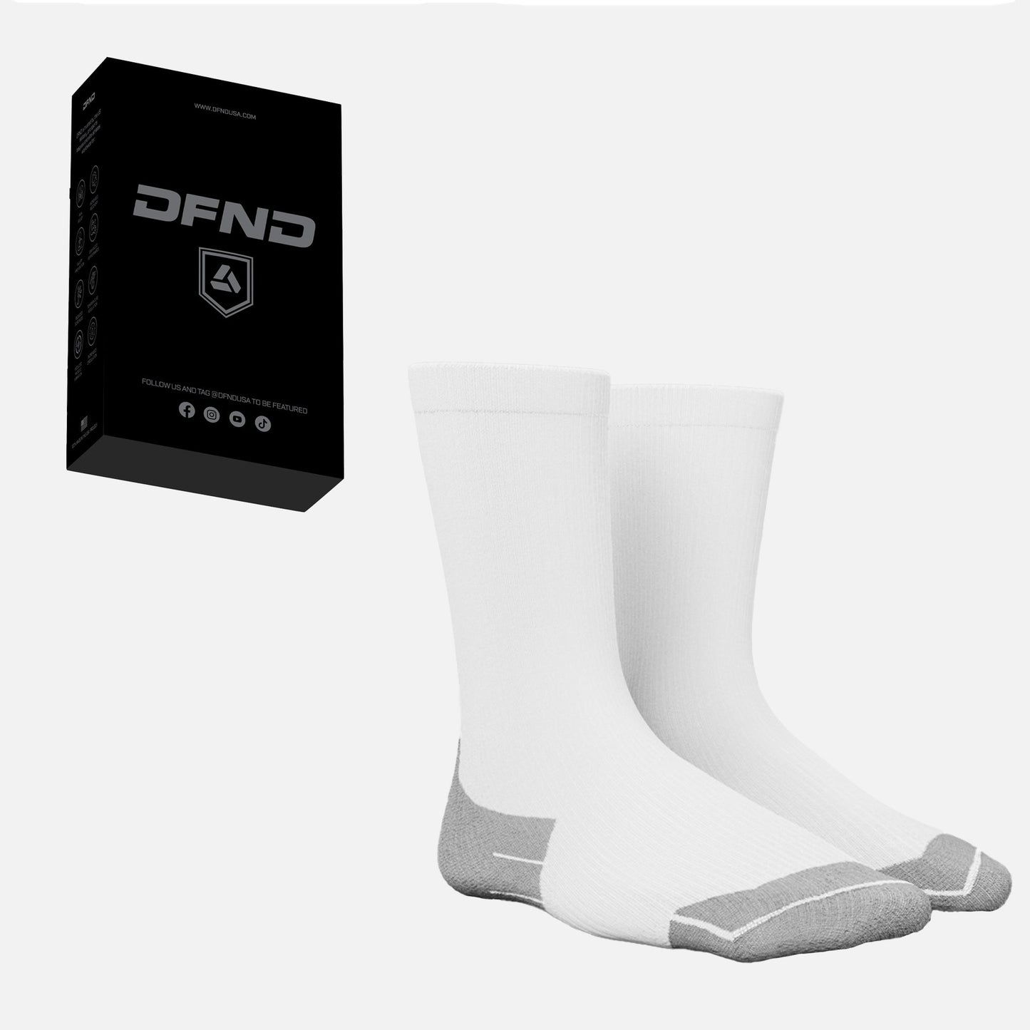 HYBRID Ax CREW COMPRESSION SOCKS 20-30mmHg for Women