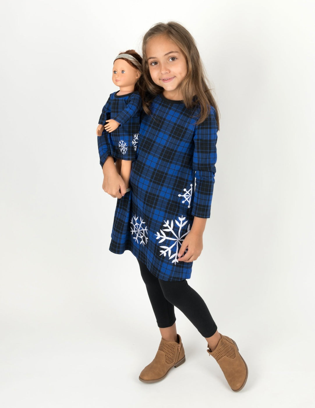 Black & Navy Plaid Matching Family Pajama Set - Concordia Style Boutique
