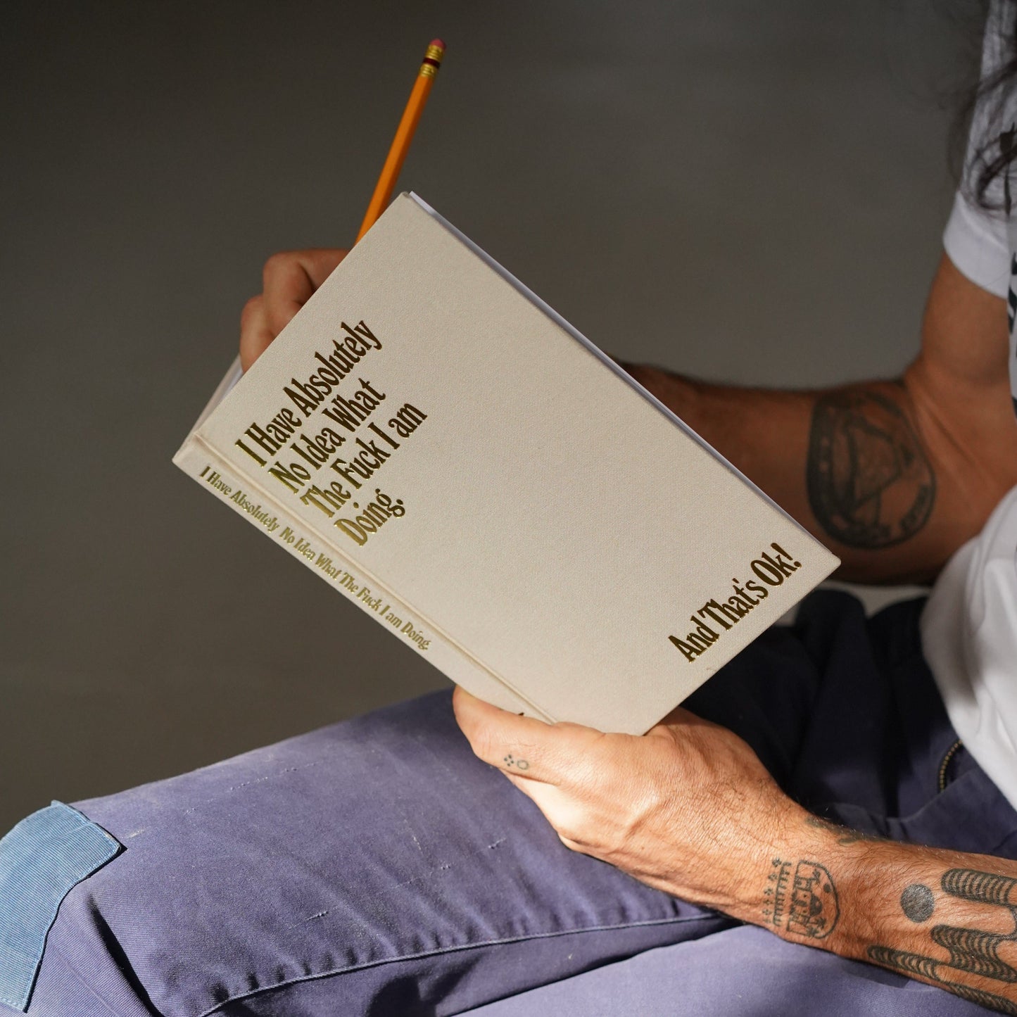 'No Idea' Linen Bound Journal - Concordia Style Boutique