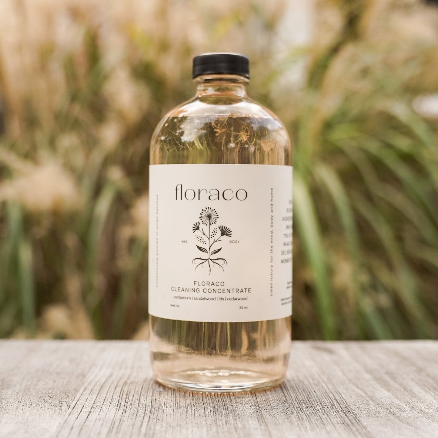 Floraco All-Purpose Cleaner Concentrate: Floraco Cedarwood, Sandalwood, Iris and Cardamom