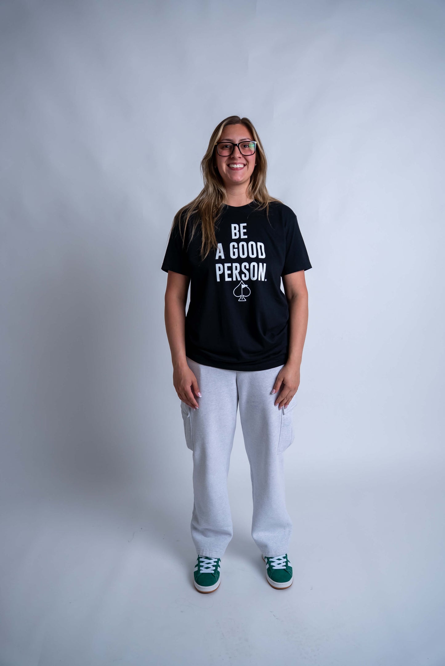 Be A Good Person X Pins and Aces Signature T-Shirt - Black