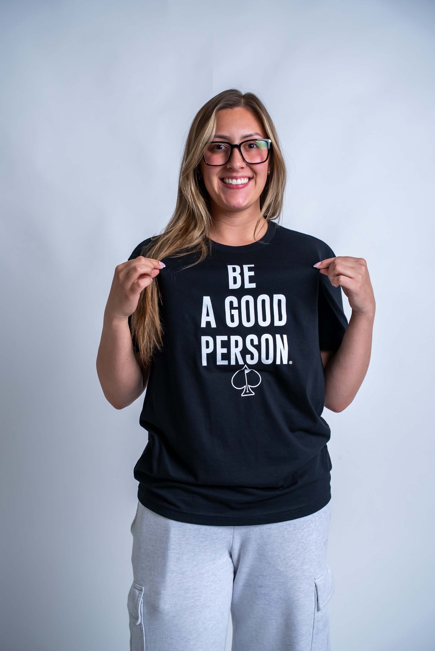 Be A Good Person X Pins and Aces Signature T-Shirt - Black