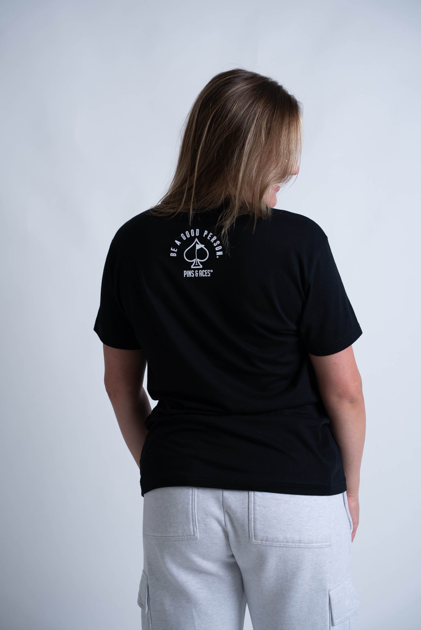 Be A Good Person X Pins and Aces Signature T-Shirt - Black