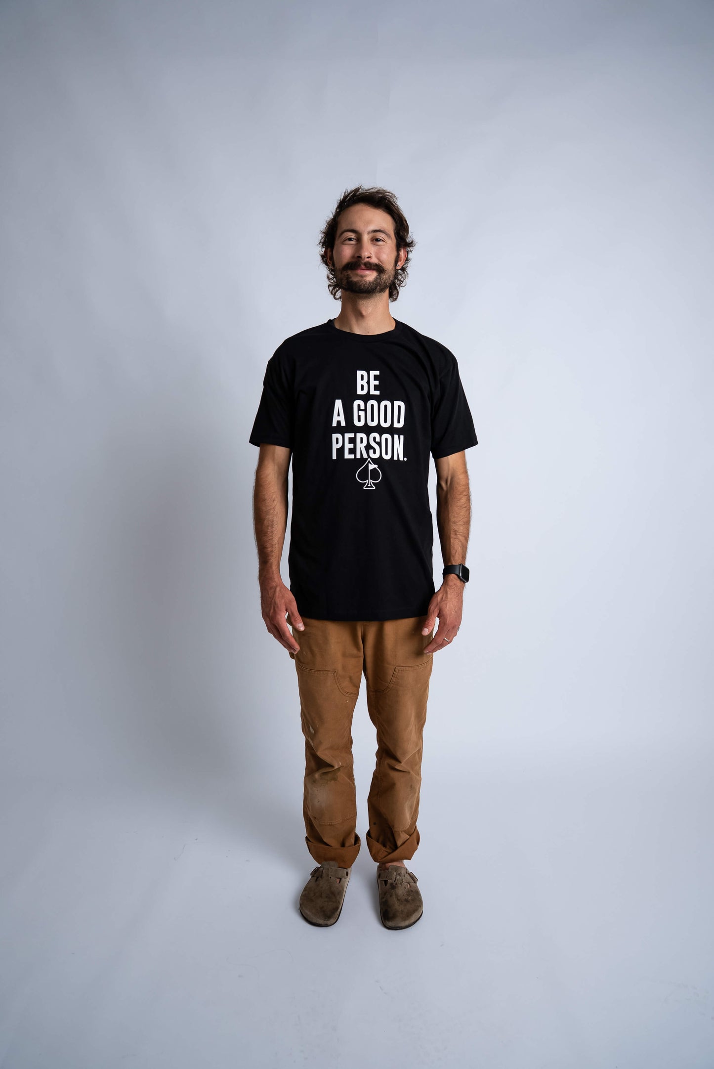 Be A Good Person X Pins and Aces Signature T-Shirt - Black