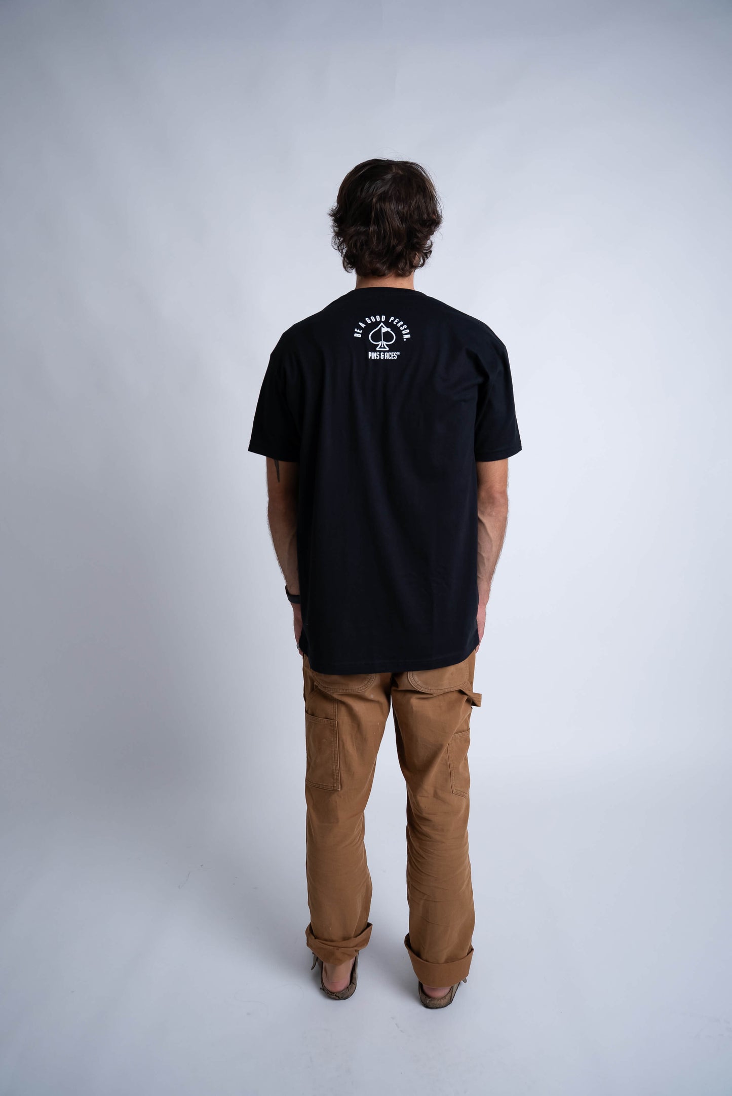 Be A Good Person X Pins and Aces Signature T-Shirt - Black