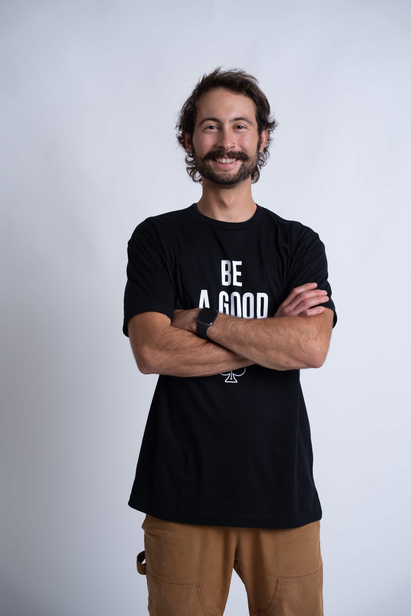 Be A Good Person X Pins and Aces Signature T-Shirt - Black