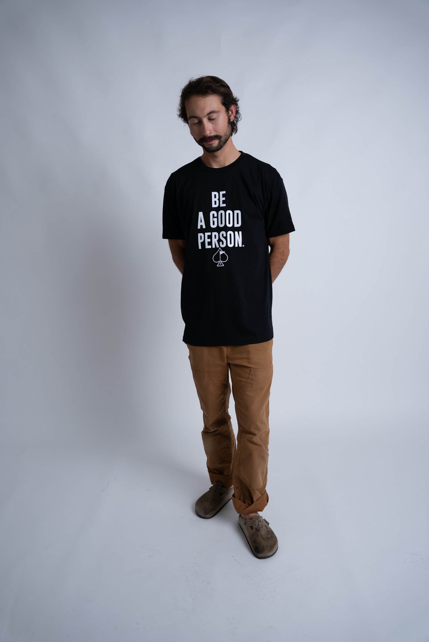 Be A Good Person X Pins and Aces Signature T-Shirt - Black
