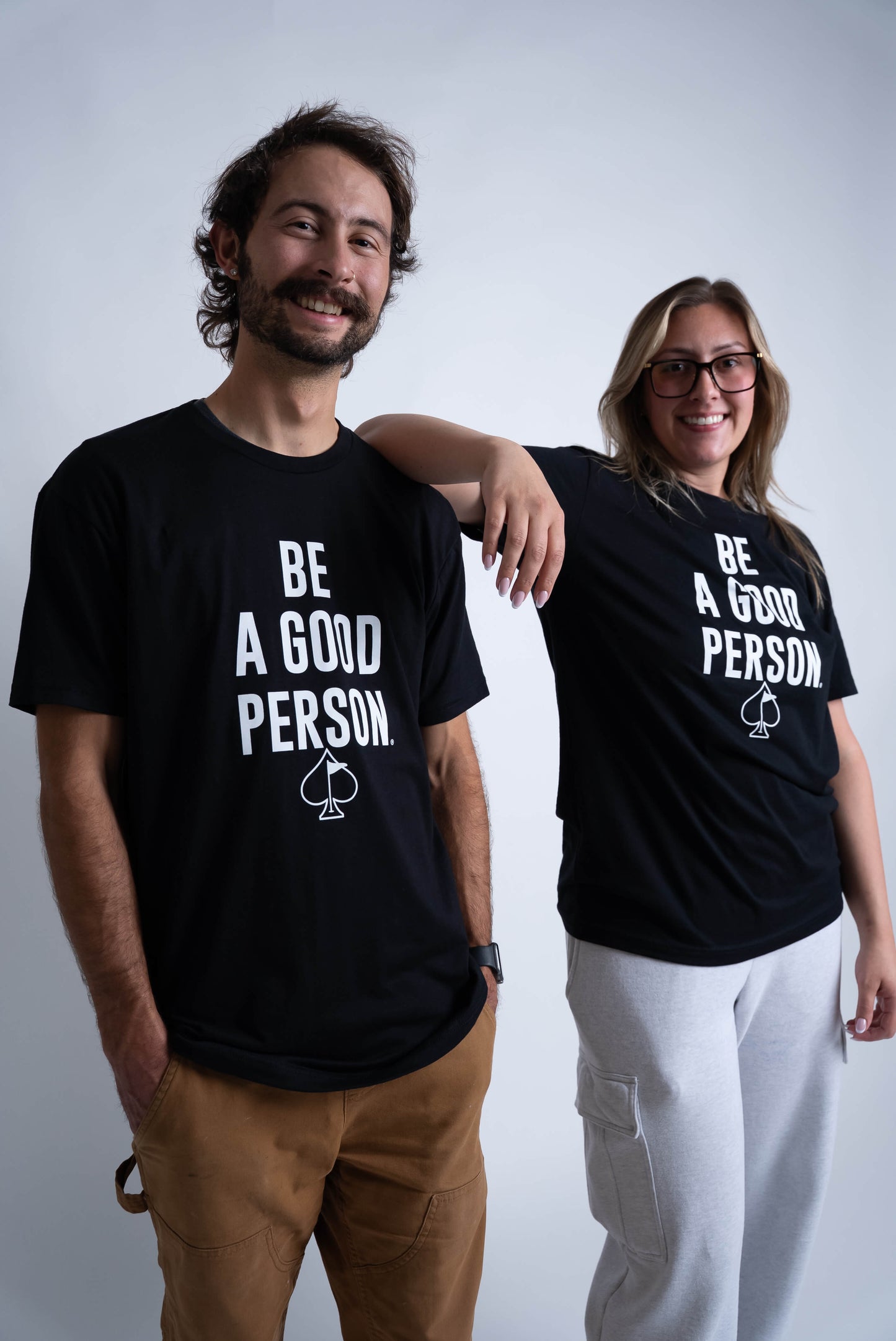 Be A Good Person X Pins and Aces Signature T-Shirt - Black