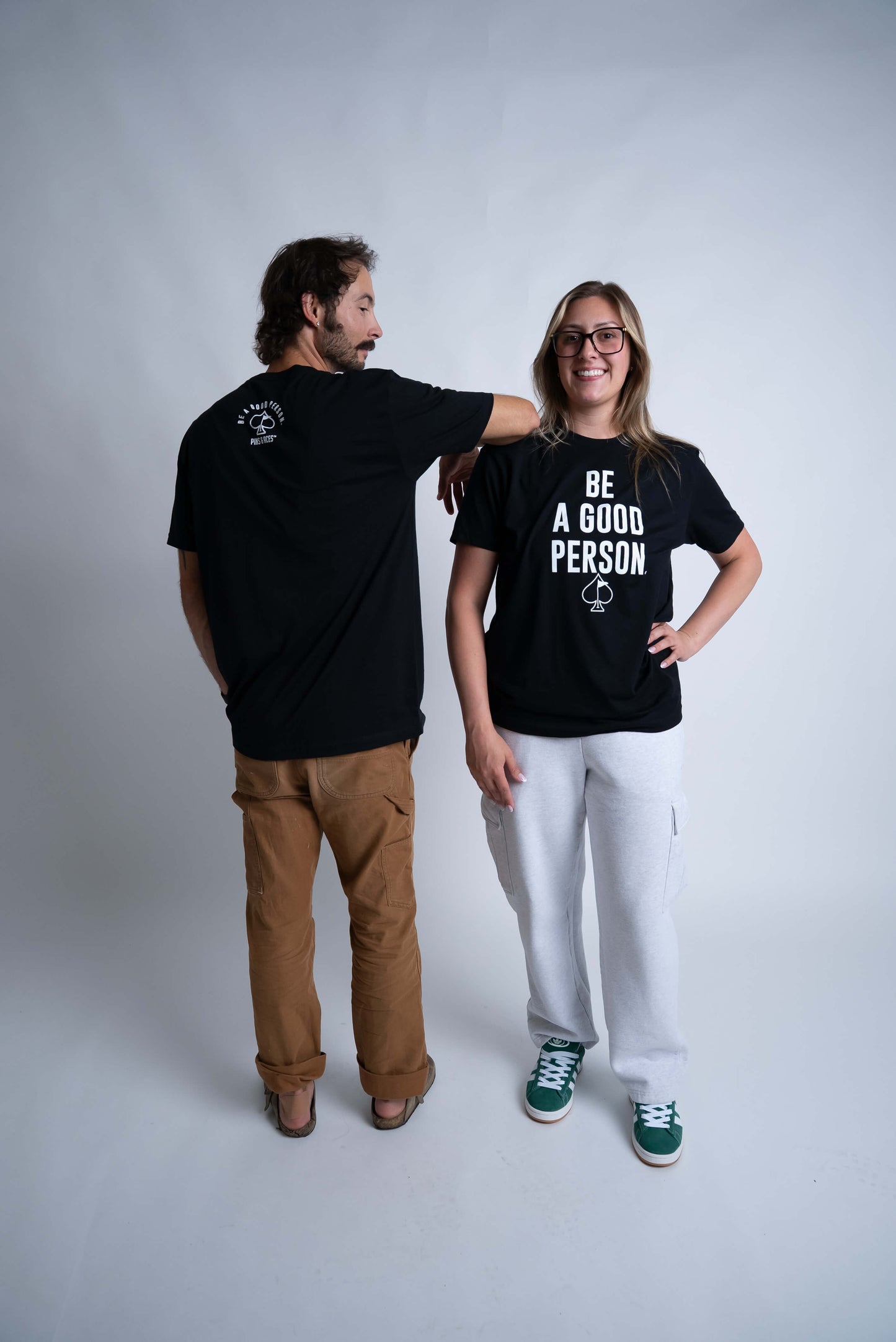Be A Good Person X Pins and Aces Signature T-Shirt - Black