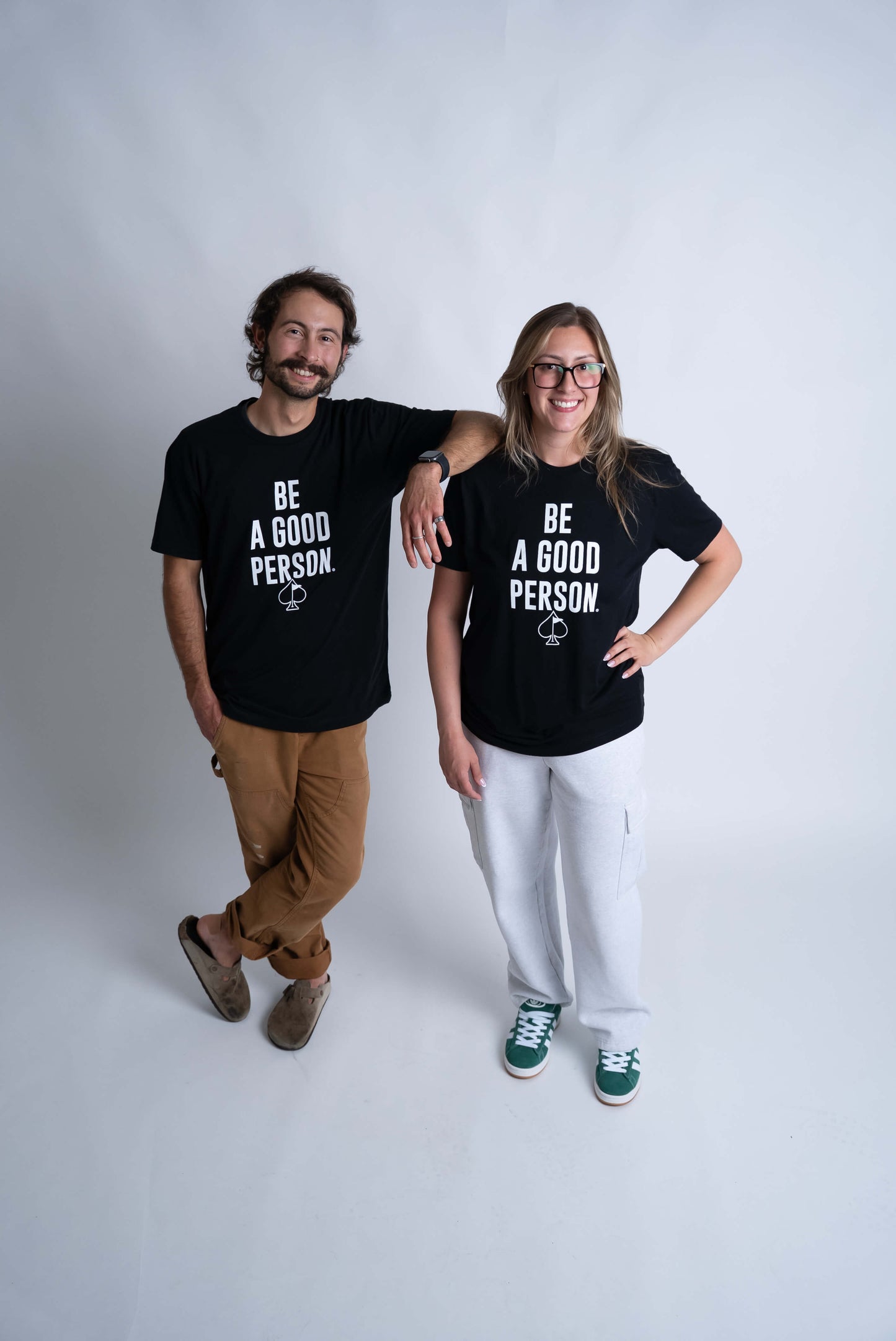 Be A Good Person X Pins and Aces Signature T-Shirt - Black